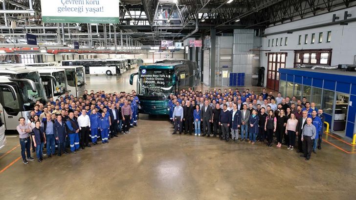 Mercedes-Benz Türk, 90.000’inci otobüsünü üretti