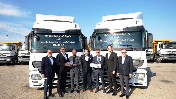 ARCLOG Uluslararası Nakliyat’a 15 Adet Çekici
