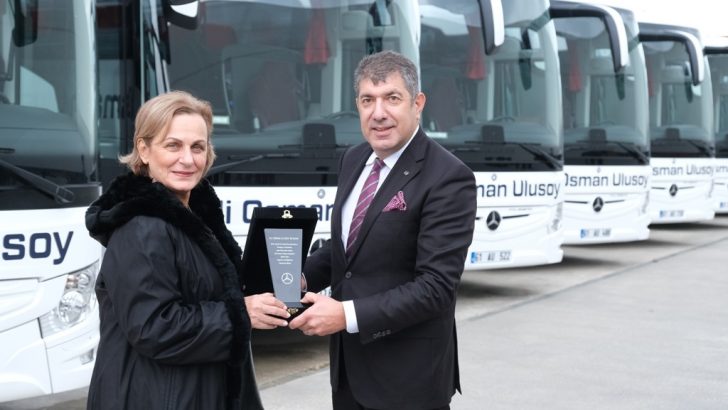 Ali Osman Ulusoy Seyahat’e 2019 yılında toplam 20 adet Mercedes-Benz otobüs teslim edildi.