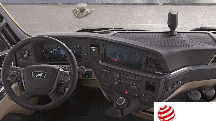 Yeni nesil MAN Kamyon sürücü mahalli Red Dot Ödülü kazandı