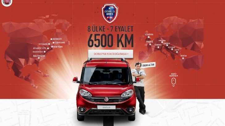 Yeni Fiat Doblò Amerika yolunda, yol macerası “dobloamerikaya.com”da!..