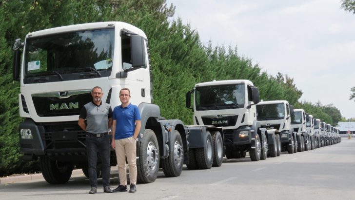 Kolin İnşaat’a, 50 adet MAN TGS 41.420 Otomatik Damper