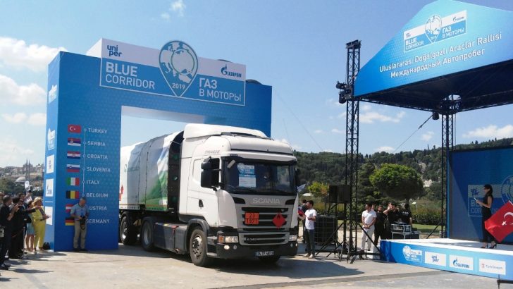 Scania, Mavi Koridor Rallisi’ne CNG’li Modeli ile katıldı