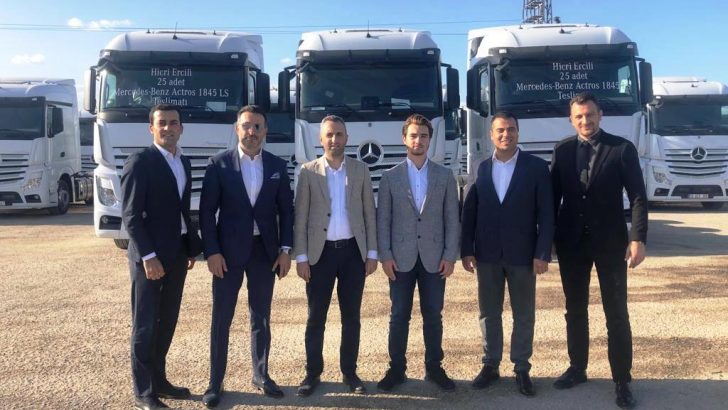 25 adetlik Mecedes-Benz Actros Teslimatı Gerçekleştirdi
